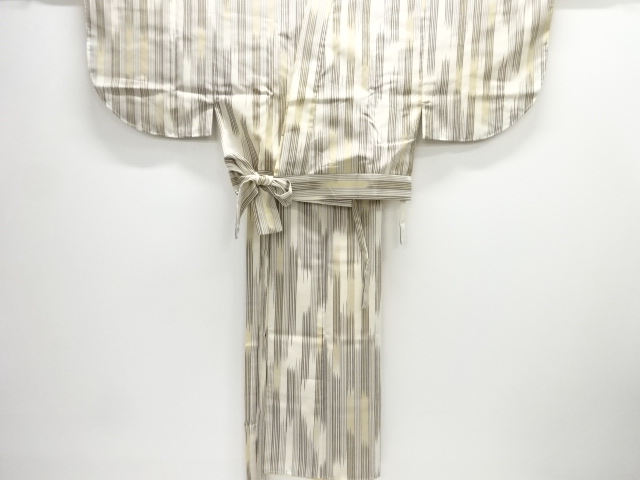 JAPANESE KIMONO / UNUSED KOMON / 2 PIECE / STRIPE 